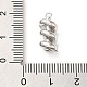 Pendentifs avec zircon cubiques à micro-pavés en laiton ZIRC-P113-01P-3