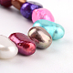Hilos de perlas de agua dulce cultivadas naturales teñidas PEAR-R015-46-2