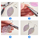 UNICRAFTALE 30pcs 5 Styles Multi-color Rectangle/Teardrop/Flat Round/Ring/Flower of Life Pendants 201 Stainless Steel Filigree Charms Mixed Shapes Pendants for DIY Necklaces Jewelry Making STAS-UN0012-51-4
