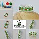 PH PandaHall 10 Rolls 0.8mm Elastic Stretch Polyester Threads Jewelry Bracelet String Cords 10m per Roll Assortment Transparent-2 EW-PH0001-0.8mm-03B-7
