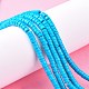 Synthetic Turquoise Beads Strands TURQ-G110-4x2mm-06-4