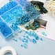 DIY Light Sky Blue Series Jewelry Making Kits DIY-YW0002-94F-5