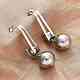 Круглые серьги-гвоздики из нержавеющей стали 304 EJEW-Z098-31P-1