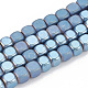 Chapelets de perles en hématite synthétique sans magnétiques G-N0318-40-A-2