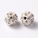 Pave Disco Ball Beads RB-A140-8mm-7-2