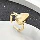 Латунные кольца на палец с открытой манжетой для женщин RJEW-M028-86G-1