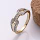 Trendy Real 18K Gold Plated Tin Alloy Cubic Zirconia Rings for Women RJEW-BB09366-7G-3