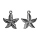 Tibetan Style Alloy Starfish/Sea Stars Pendants TIBEP-563-AS-FF-1