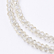Chapelets de perles en verre transparente   GLAA-F078-B01-3