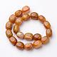 Natural Striped Agate/Banded Agate Beads Strands G-D828-A01-2