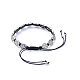 Bracelets de perles de nylon tressés réglables BJEW-JB05178-2