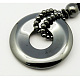 Nicht-magnetische Hämatit-Perlen Halsketten X-NJEW-Q016-1-2