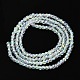 Fili di perle di vertro placcato EGLA-P055-01A-AB01-4