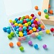 7 colori perline in silicone ecologico per uso alimentare SIL-LS0001-02A-5
