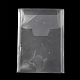 プラスチック製のドキュメントポケット  長方形  透明  180x130x1mm&nbsp;DIY-WH20002-17A-2