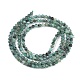 Fili di perle di quarzo smeraldo naturale G-R475-022A-2