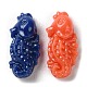 Perles de corail synthétiques sculptés CORA-R021-04-2