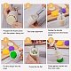 PandaHall 18 pcs Flower Mooncake Mold Stamps with 3 pcs Hand Press DIY-PH0025-26-4
