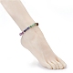 Chakra Chips Natural Gemstone Beaded Anklets AJEW-AN00390-5