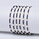 Nylon ajustable pulseras de abalorios trenzado del cordón BJEW-P256-A04-1