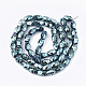 Chapelets de perles en verre électroplaqué EGLA-T018-02-B01-2