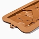 Moldes de silicona de calidad alimentaria para chocolate DIY-F068-11-4