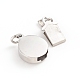 304 Stainless Steel Box Clasps STAS-I133-03P-3
