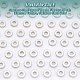 UNICRAFTALE 80PCS 5mm Diameter 201 Stainless Steel Spacer Beads Metal Flat Round with Diamond Texture Small Ball Bead Stopper Loose Round Bead for DIY Bracelet Necklace Jewelry Making STAS-UN0046-59-5