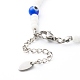 Bracelet rond en perles de verre BJEW-JB06484-5