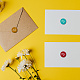 CRASPIRE Take It Easy Wax Seal Stamp Daisy Wax Stamp 30mm/1.18inch Removable Brass Head Sealing Stamp with Wooden Handle for Invitation Envelope Cards Gift Scrapbooking Decor AJEW-WH0184-0621-4