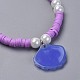 Eco-Friendly Handmade Polymer Clay Heishi Beads Kids Stretch Bracelets BJEW-JB04345-4