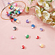 Sunnyclue 160pcs perles d'argile polymère faites à la main 8 couleurs CLAY-SC0001-41-4