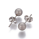 304 Stainless Steel Ear Studs EJEW-G253-6mm-P-2