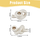 SUPERFINDINGS 2Pcs 2 Styles Ceramic Candle Holder AJEW-FH0004-10-2