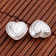Coeur perles acryliques imitation de perles X-OACR-L004-2239-2