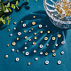 Ph pandahall 160 pièces perles d'espacement heishi en or 14 carats KK-PH0004-73-6