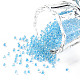 11/0 Grade A Transparent Glass Seed Beads X-SEED-N001-E-321-1