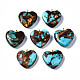 Assembled Bronzite and Synthetic Turquoise Pendants G-T111-04C-5
