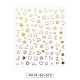 Pegatinas de arte de uñas con estampado de oro MRMJ-N010-50-012-1
