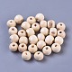 Dyed Natural Wood Beads WOOD-Q006-10mm-04-LF-2