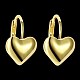 Classic Tin Alloy Leverback Earrings EJEW-BB20927-7