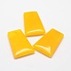 Dyed Natural Malaysia Jade Trapezoid Pendants G-L407-12-1