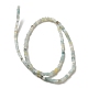 Brins de perles d'amazonite de fleurs naturelles G-B064-A35-3