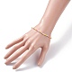 Funkelndes Stretch-Armband aus Glasperlen für Frauen BJEW-JB07664-03-3