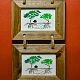 Fingerinspire 生命の木 絵画ステンシル 11.7x8.3 インチ 再利用可能な生命の木 カップル シルエット 描画テンプレート 植物の壁画ステンシル プラスチック 中空アウトステンシル diy クラフト ホームデコレーション用 DIY-WH0396-397-7