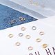 UNICRAFTALE 90pcs 3 Colors 6mm Twisted Open Jump Rings 304 Stainless Steel Jump Rings Open Jump Ring Connectors O Rings for DIY Bracelet Necklaces Jewelry Craft Making STAS-UN0002-10-5