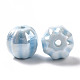 Handmade pearlized Porzellan Perlen PORC-G010-01B-2