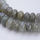 Chapelets de perles en labradorite naturelle  G-P354-01-8x5mm-3