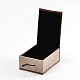 Прямоугольник деревянный кулон ожерелье коробки X-OBOX-N013-03-3