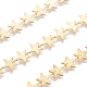 Handgefertigte Perlenketten aus Messing CHC-I031-24G-2